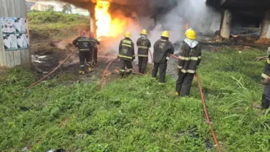 Lagos Fire Service quells tanker fire at Oredola bridge, begins safety operations 9 FB IMG 1792431892746