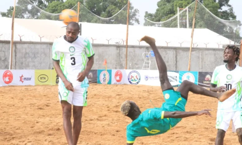 Sand Eagles suffer 4-6 narrow loss to African champions Senegal 1 IMG 20261005 WA0455