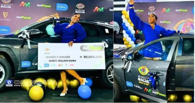 Temi Nkem receives SUV, ₦90m cash prize as BBNaija Season 11 winner 1 IMG 20261007 WA0002