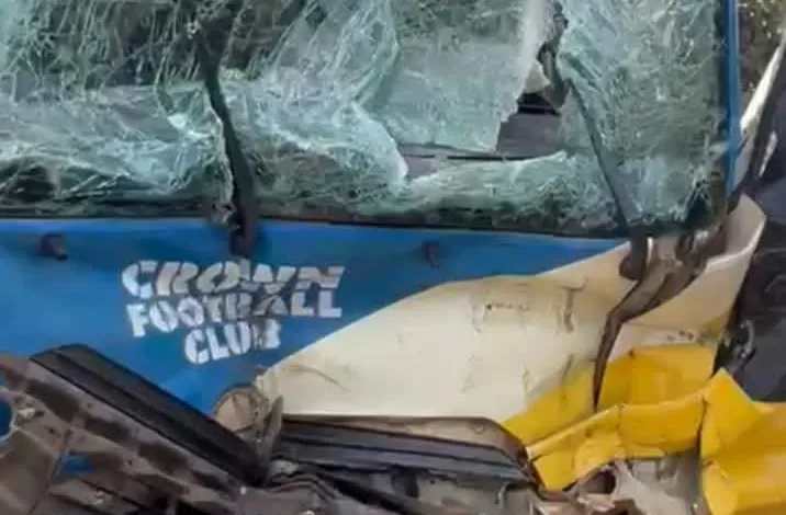 Road crash injures Crown FC players on way to pre-season tournament 1 IMG 20261015 WA0528