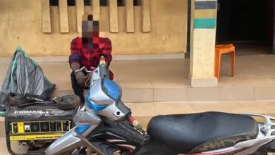 Ogun Police nabs suspect, recover stolen motorcycle, generator in Itori 6 IMG 20261025 WA03292