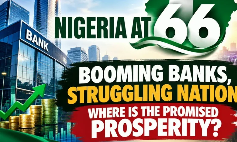 Nigeria at 66: Booming banks, struggling nation: Where is the promised prosperity? — by Blaise Udunze 1 IMG 20261001 223549 6 x 4 inch