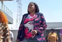Toyin Abraham makes unconventional entrance, attends movie exhibition with live goats 2 IMG 20261030 115720 6 x 4 inch