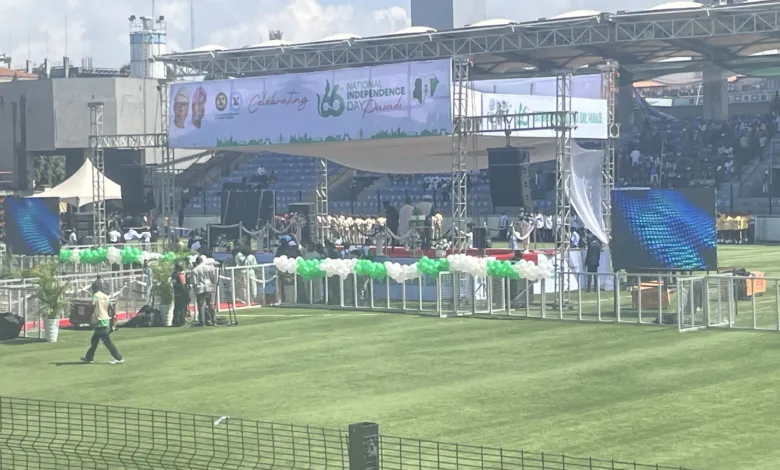 Sanwo–Olu, Hamzat, Obasa late to Independence Day parade in Lagos 5 IMG 3405