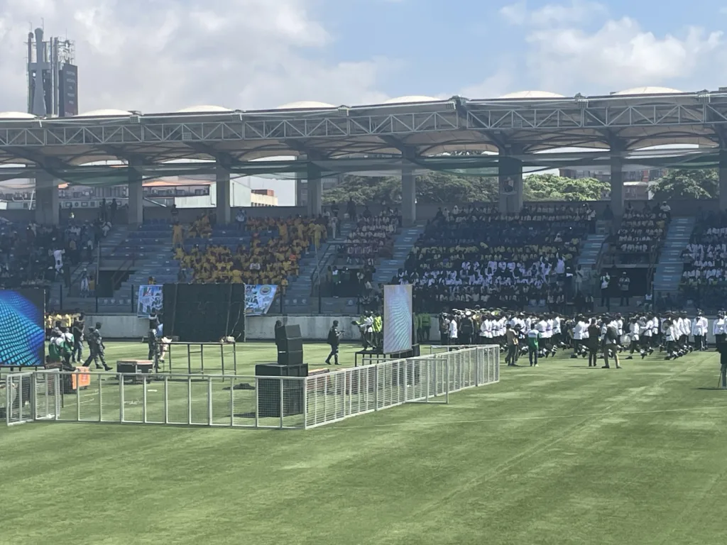 Sanwo–Olu, Hamzat, Obasa late to Independence Day parade in Lagos 6 IMG 3407