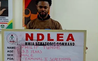 NDLEA intercepts Italy-bound businessman with 4.8kg cocaine at MMIA 1 IMG 3457