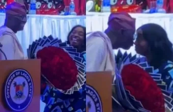 Intimate moment at COWLSO conference as Sanwo-Olu shares kiss with wife 6 IMG 3968