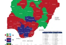 2027: Group projects APC 19 states, NDC 10, ADC 8 in October electoral map 2 Politico