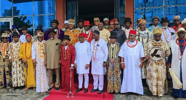 Fubara charges monarchs to maintain peace ahead of 2027 elections 1 Rivers State monarchs