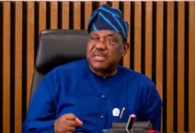 Power rotation key to Nigeria's unity, democratic stability - Akume 2 Secretary to the Government of the Federation Sen. George Akume CON addressing the delegation fro
