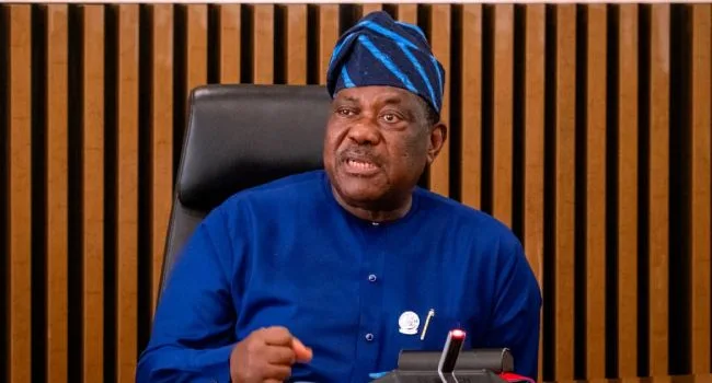 Power rotation key to Nigeria's unity, democratic stability - Akume 1 Secretary to the Government of the Federation Sen. George Akume CON addressing the delegation fro