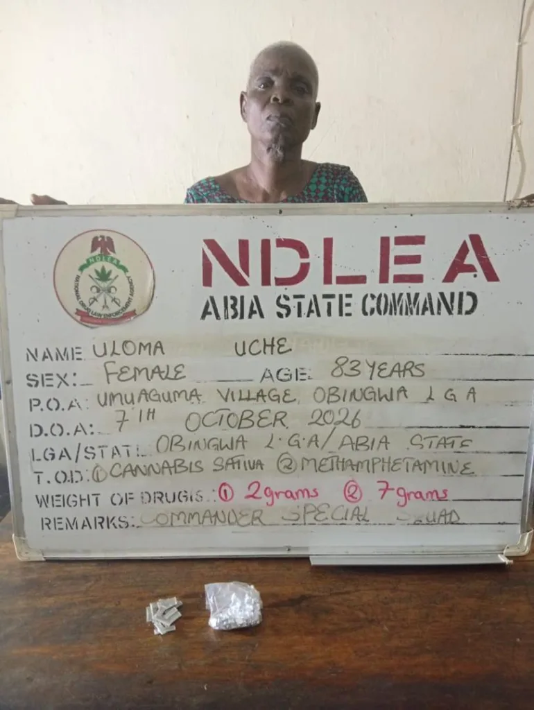 NDLEA arrests 83-year-old repeat offender, S/African woman over drug trafficking 4 image